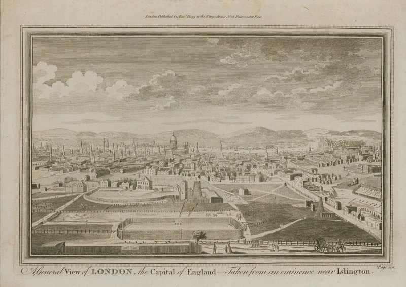 Uma visão geral de Londres de English School