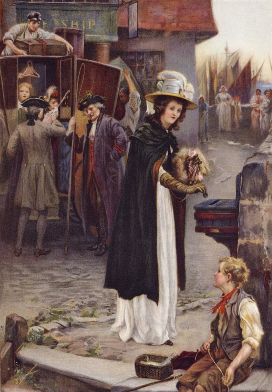 Uma prenda para o barco salva-vidas (gravura) de English School
