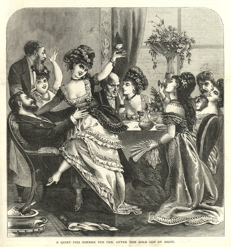 Um jantar tranquilo para dez, depois da Taça de Ouro no Ascot de English School