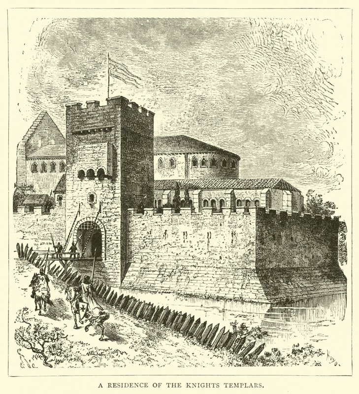 Uma residência dos Cavaleiros Templários de English School