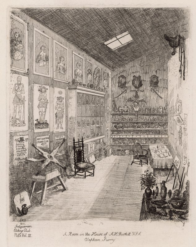 Um quarto na casa de AH Burkitt, Clapham, Surrey de English School