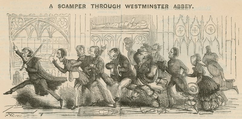 Um scamper através da Abadia de Westminster de English School