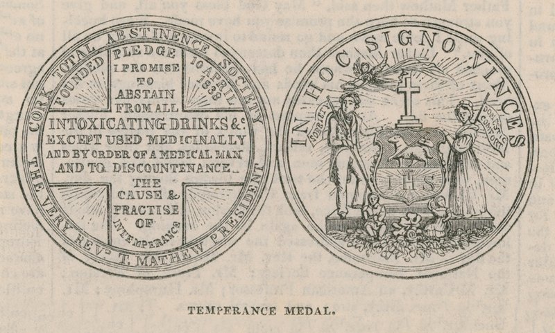 Uma medalha de temperança de English School