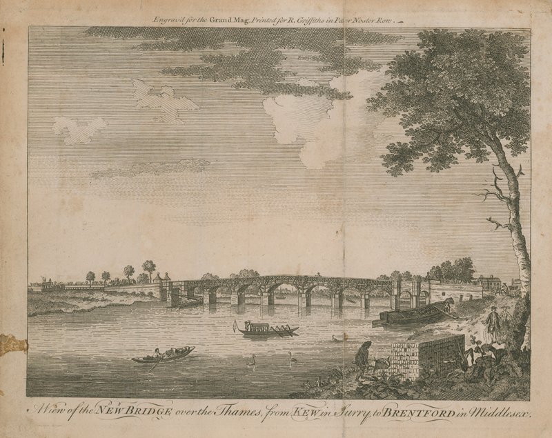Uma visão da nova ponte sobre o Tamisa de English School