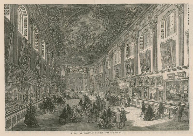 Uma visita ao Greenwich Hospital: The Painted Hall de English School