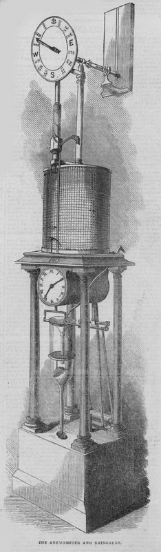 Uma visita ao Lloyds - o seguro de navios: The Anemometer and Raingauge de English School