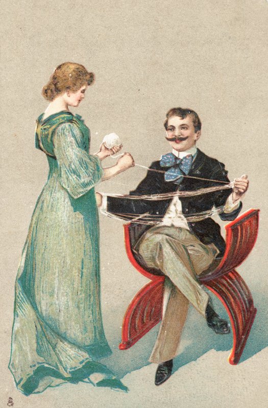 Um casal bem vestido de English School