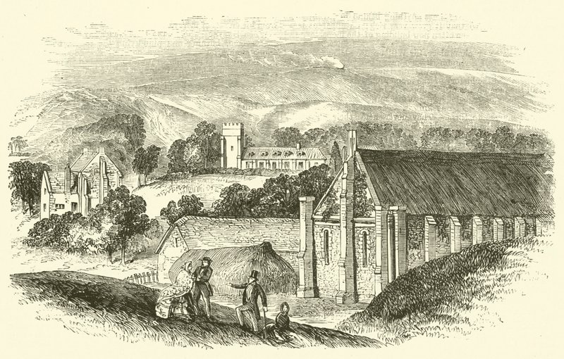 Abadia de Abbotsbury (gravura) de English School