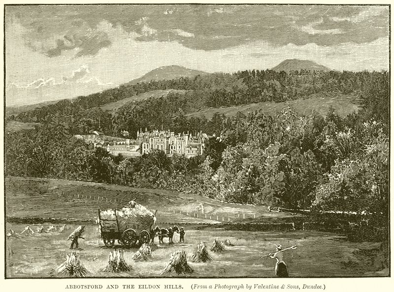 Abbotsford e as colinas de Eildon de English School