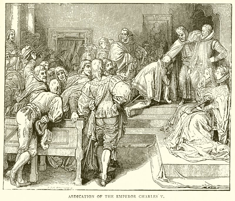 Abdicação do Imperador Carlos V de English School