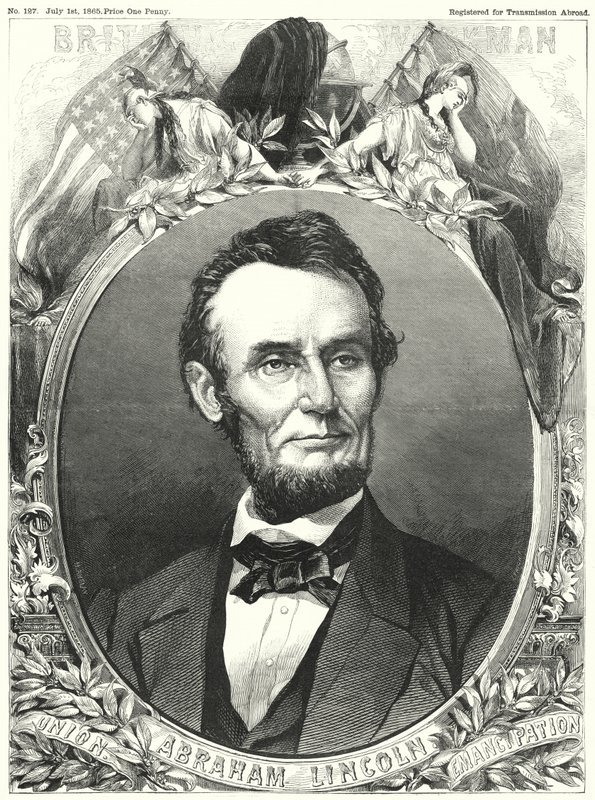 Abraham Lincoln (gravura) de English School