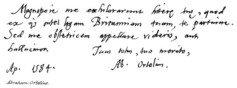 Abraham Ortelius de English School