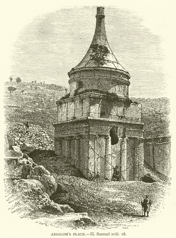 Lugar de Absalom, II, Samuel, xviii de English School