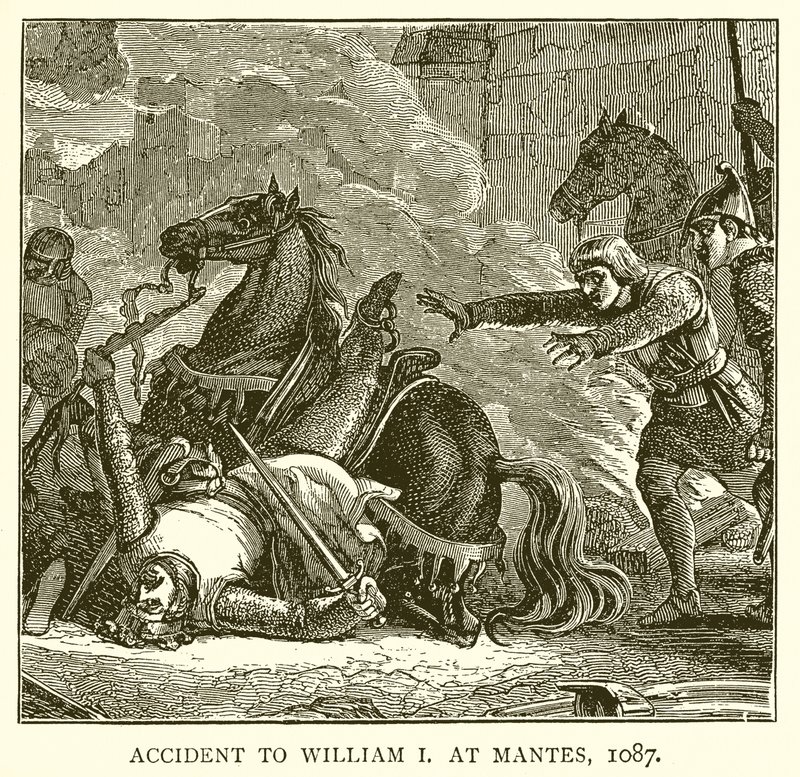 Acidente com William I em Mantes, 1087 de English School
