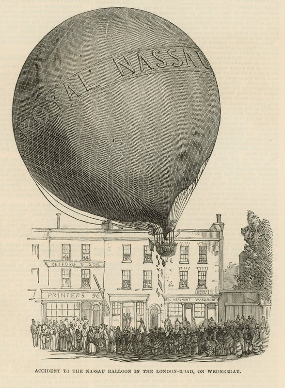 Acidente com o balão de Nassau de English School