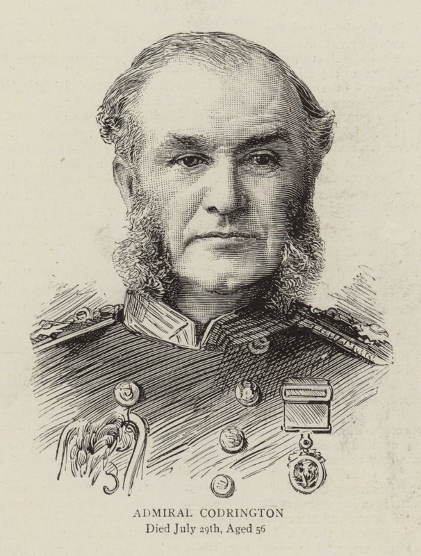 Almirante Codrington (gravura) de English School