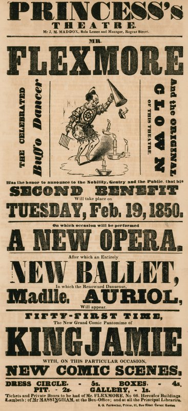 Anúncio for Princess&39;s Theatre, Londres de English School
