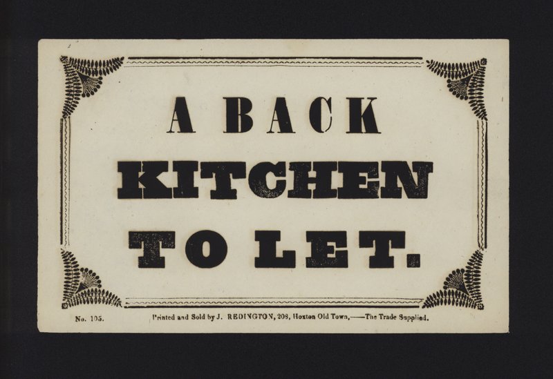 Advertisement: Uma cozinha de volta para deixar (tipo) de English School