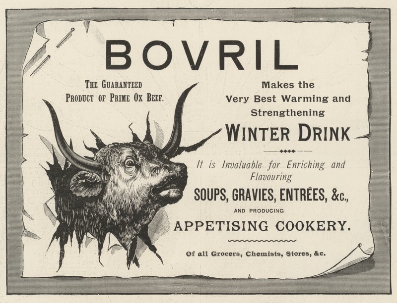 Anúncio, Bovril (gravura) de English School