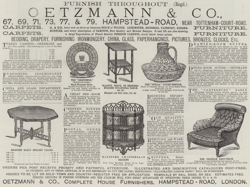 Anúncio, Oetzmann e Companhia (gravação) de English School