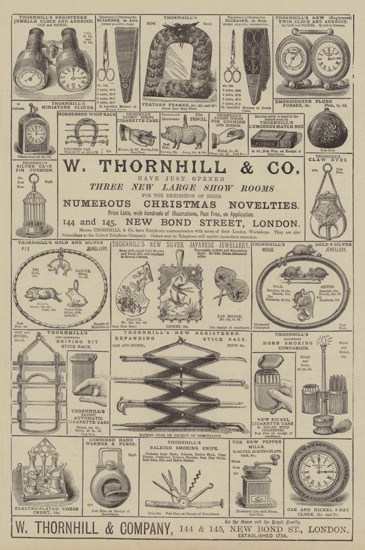 Anúncio, W Thornhill and Company (gravura) de English School