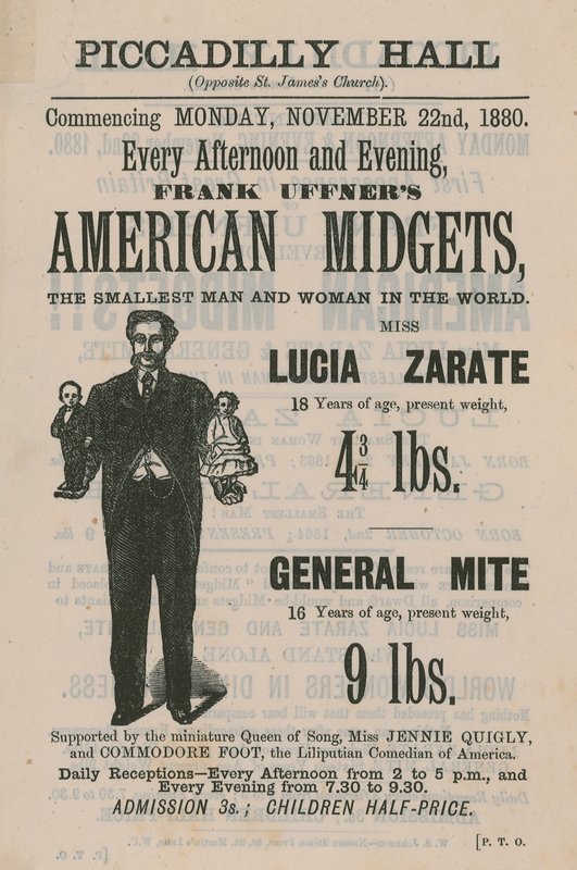 Propaganda para Frank Uffners American Midgets de English School