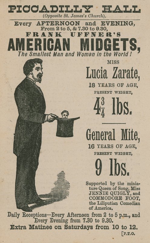 Propaganda para Frank Uffners American Midgets de English School