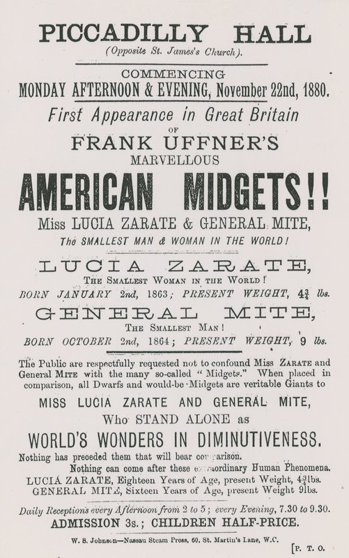 Propaganda para Frank Uffners American Midgets de English School