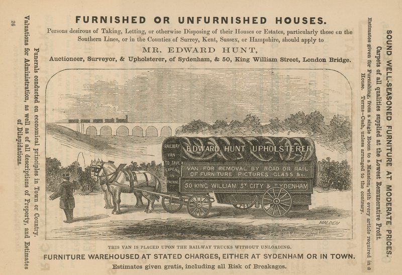 Anúncio para o Sr. Edward Hunt de English School