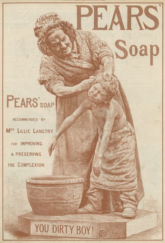 Propaganda para o sabonete Pears de English School