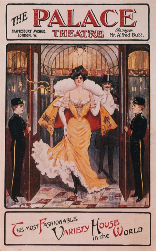Propaganda para o teatro do palácio de English School
