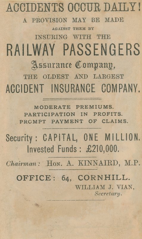 Propaganda da Empresa de Garantia de Passageiros Ferroviários de English School
