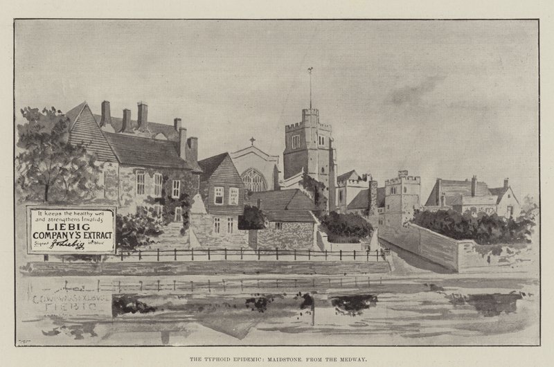Propaganda, a epidemia de febre tifoide, Maidstone da Medway de English School