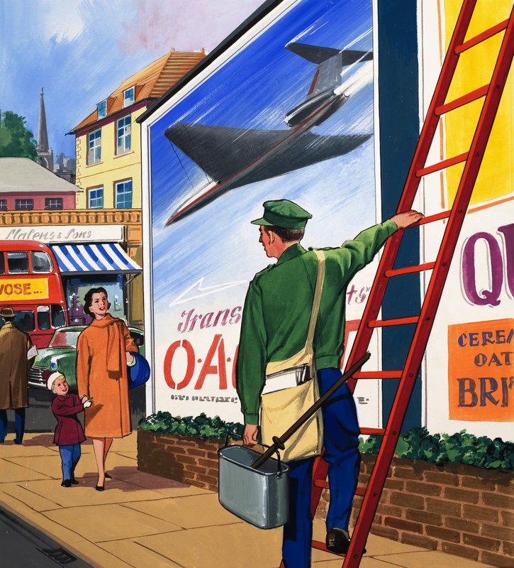 Cartaz de Bill de publicidade de English School