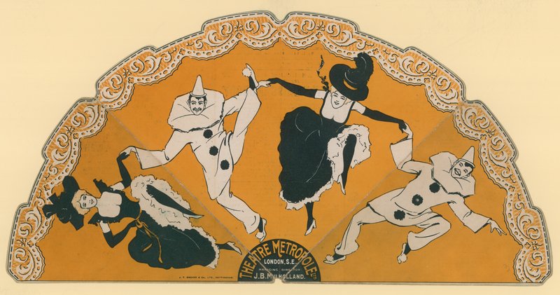 Folheto publicitário do Theatre Metropole, Peckham, Londres de English School