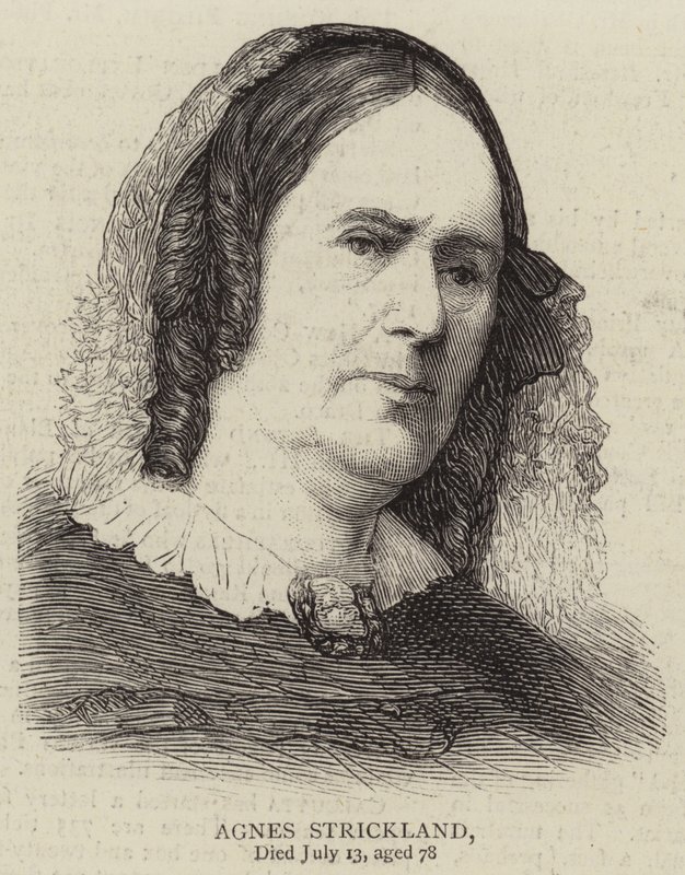 Agnes Strickland (gravura) de English School