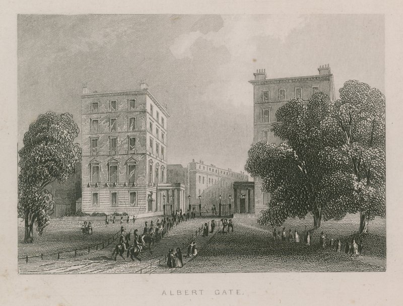 Portão de Albert, Kensington Park, Londres de English School