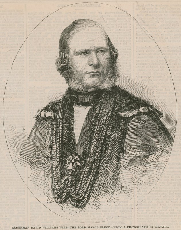 Vereador David Williams Wire, o Lord Mayor eleito de English School