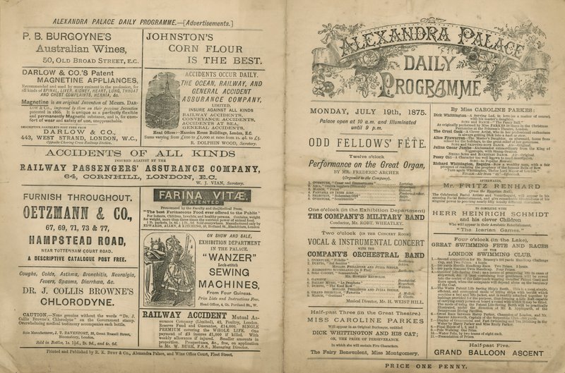 Programa Diário Alexandra Palace de English School