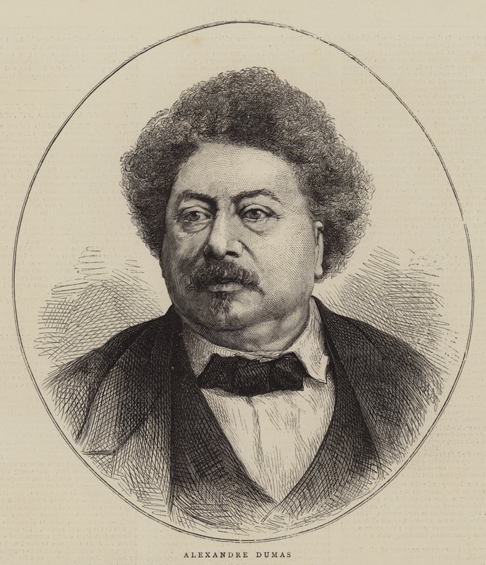 Alexandre Dumas (gravura) de English School