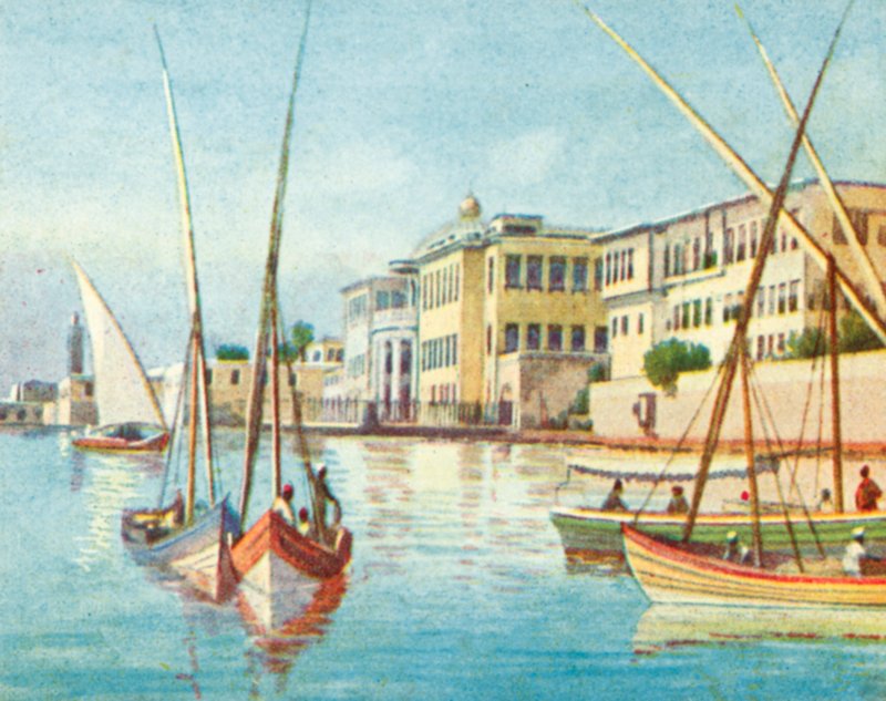 Alexandria, Ras-et-Tin (litografia a cores) de English School