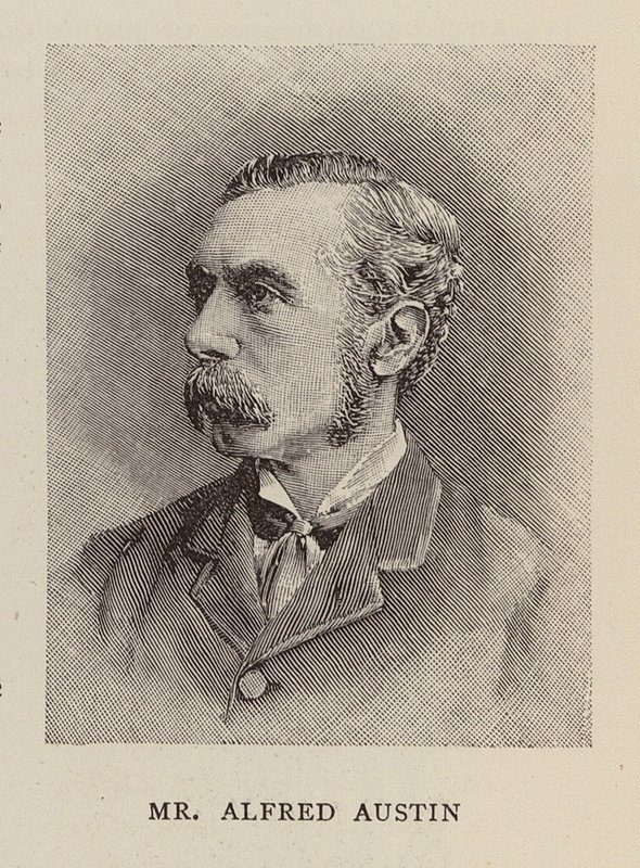 Alfred Austin, poeta inglês (gravura) de English School