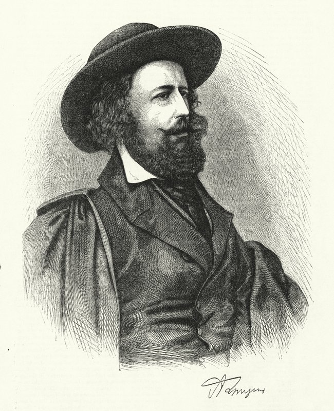 Alfred Lord Tennyson (gravura) de English School
