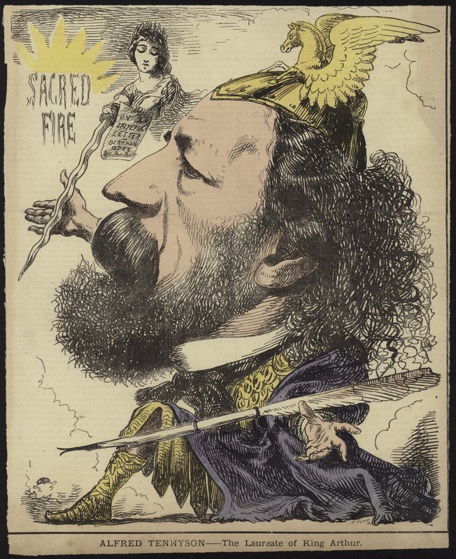 Alfred Tennyson - o laureado do rei Arthur de English School