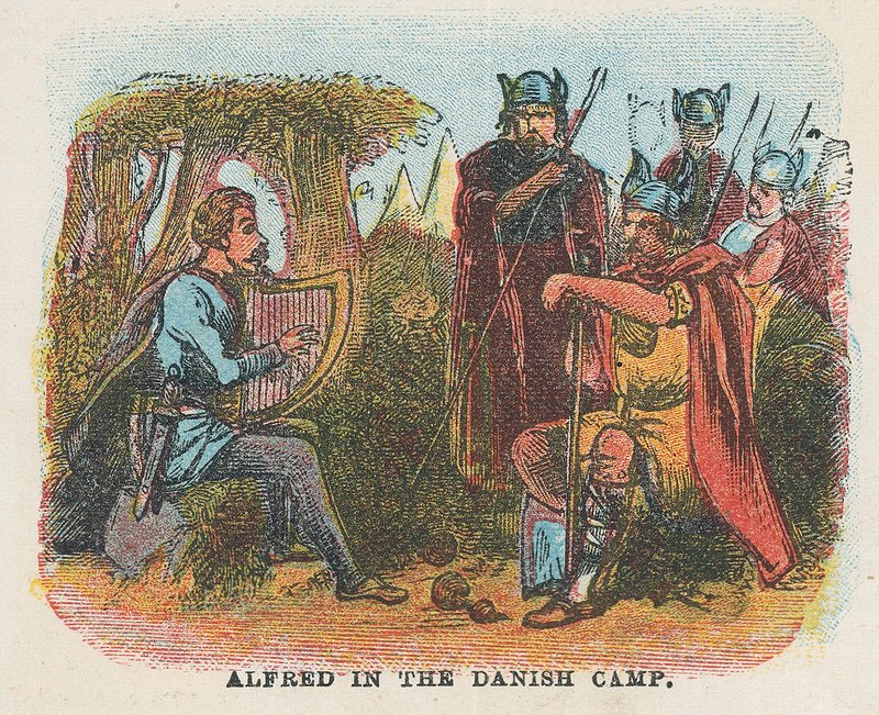 Alfred no acampamento dinamarquês de English School
