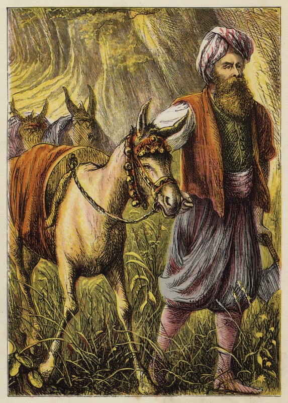 Ali Baba e os Quarenta Ladrões (lito colorido) de English School