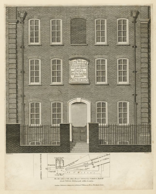 Casas de esmolas, Bishopsgate de English School