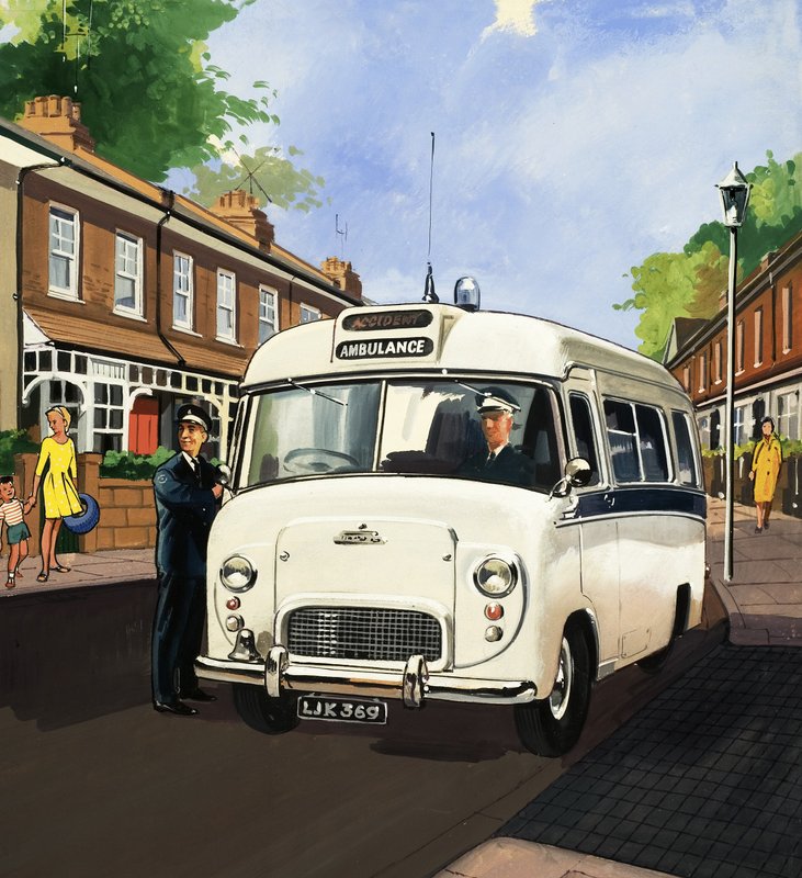 Motorista de ambulância de English School