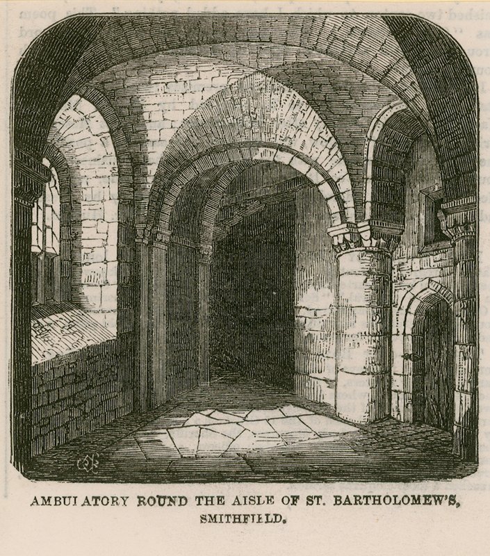 Ambulatório em volta do corredor de São Bartolomeu de English School
