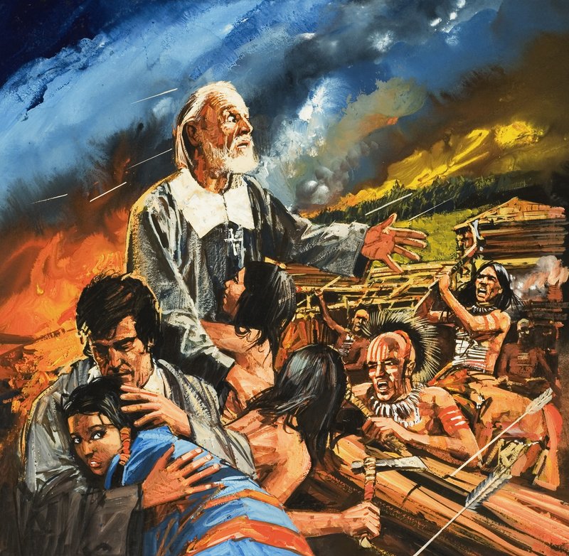 índios americanos de English School
